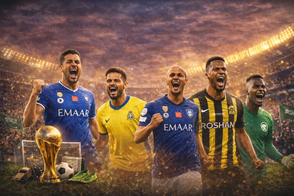 الدوري السعودي يبرز اللاعبين الأكثر تأثيرًا في الموسم الحالي مع عرض نجوم الهلال والنصر والاتحاد، إحصائيات الأهداف والتمريرات، وأداء اللاعبين الحاسم داخل الملاعب