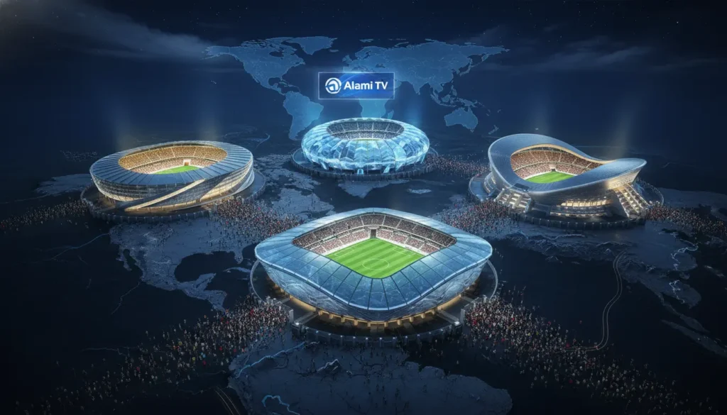 ملاعب ضخمة في الولايات المتحدة وكندا والمكسيك تستعد لاستضافة مباريات كأس العالم 2026 وسط أجواء جماهيرية عالمية